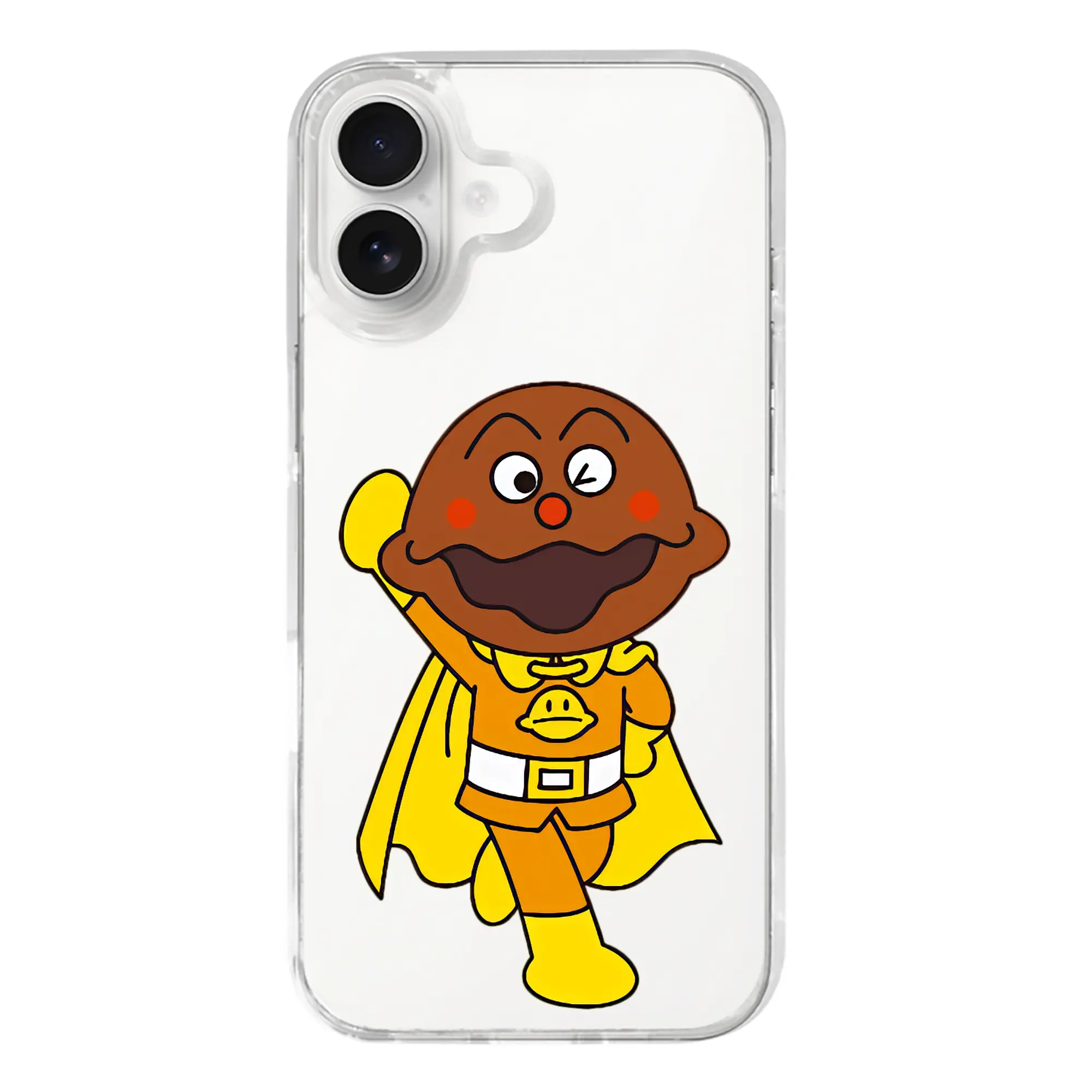 アンパンマン グッズ,カレーパンマン - iPhone 17シリーズ 透明スマホケース – 薄型・耐衝撃・精密フィット保護カバー